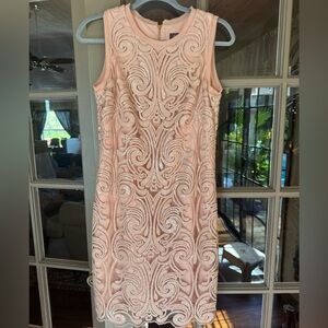 Vince Camuto Blush Sleeveless Mini Dress